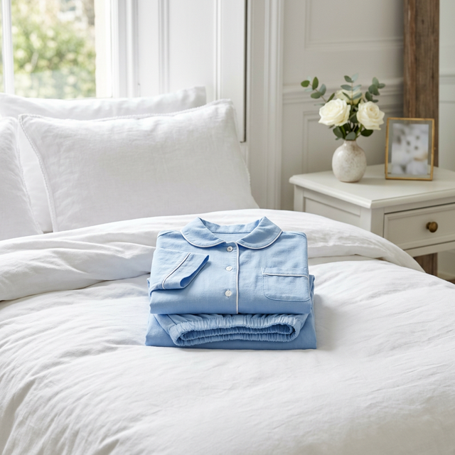 طقم بيجامة قطن صيفي